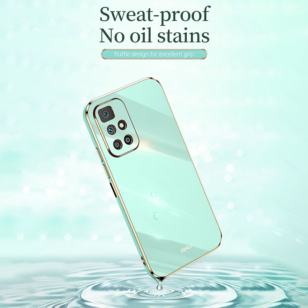 XINLI For Xiaomi Redmi 10 4G (2021) Redmi 10 2022 4G Redmi 10 Prime Redmi Note 11 4G (MediaTek) Phone Case with Electroplating Edge XINLI For Xiaomi Redmi 10 4G (2021) Redmi 10 2022 4G Redmi 10 Prime Redmi Note 11 4G (MediaTek) Phone Case with Electroplating Edge